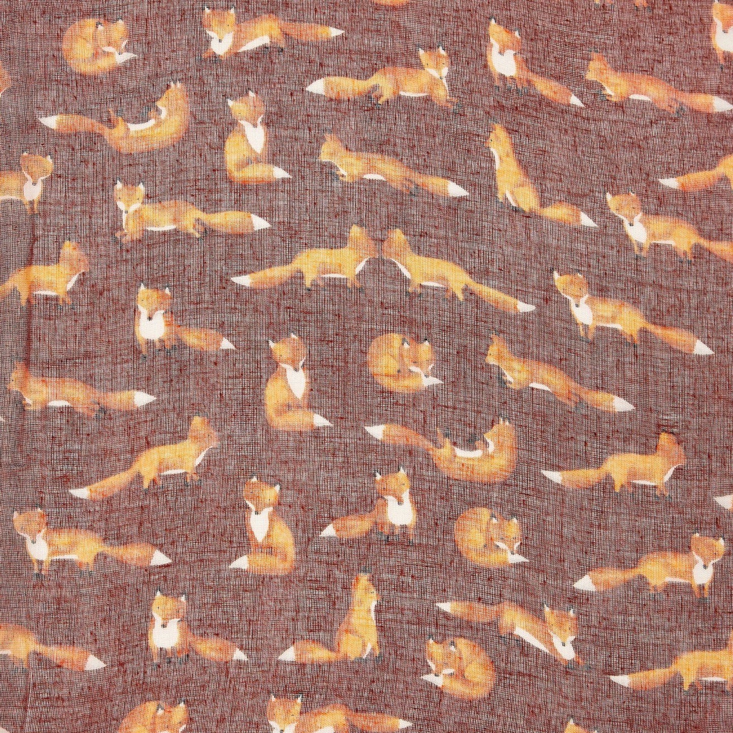 Little Foxes Scarf Maroon
