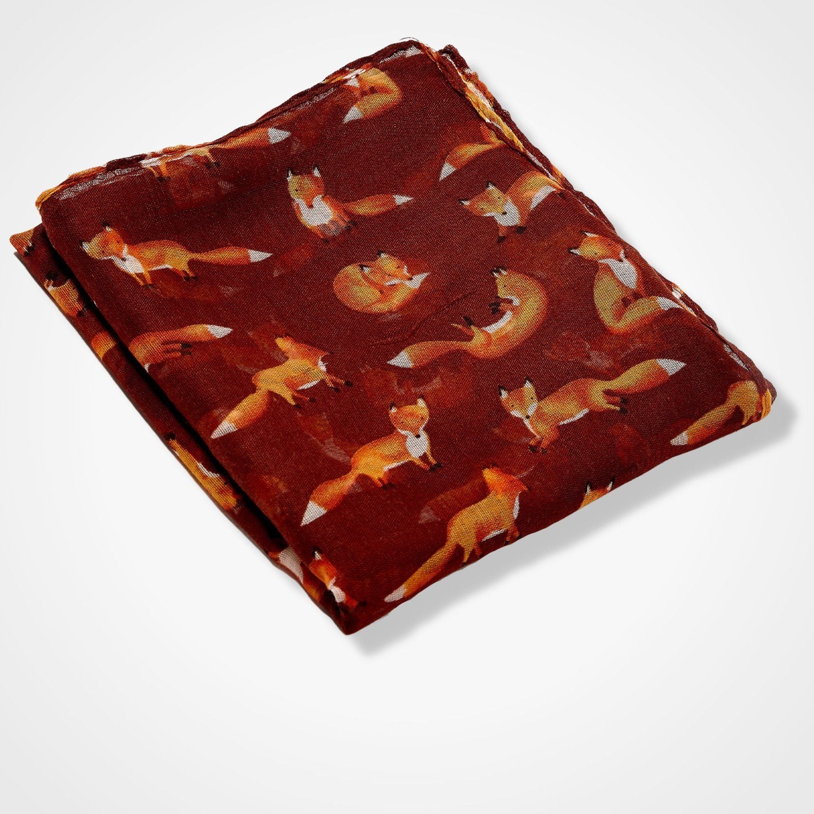 Little Foxes Scarf Maroon