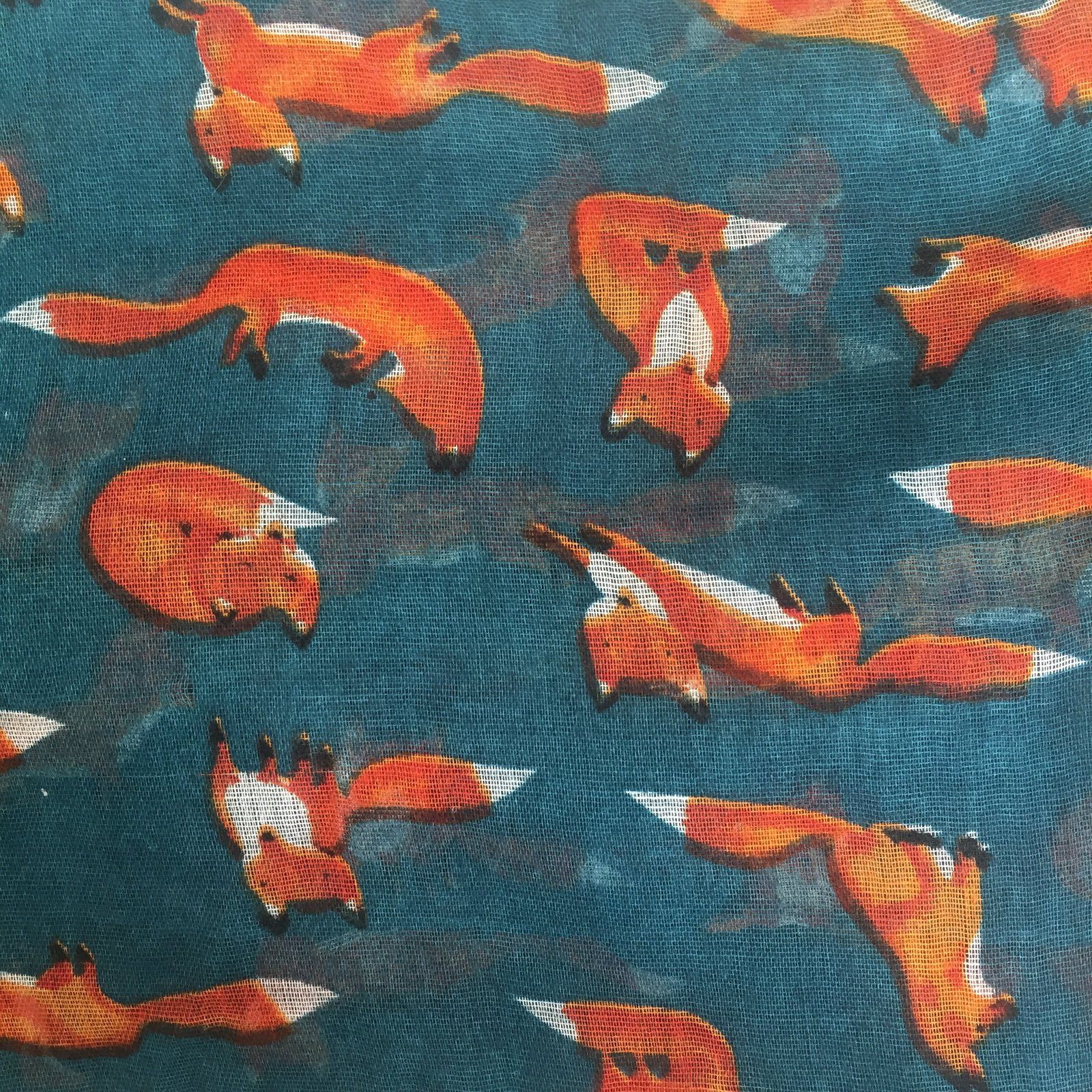 Little Foxes Scarf Teal