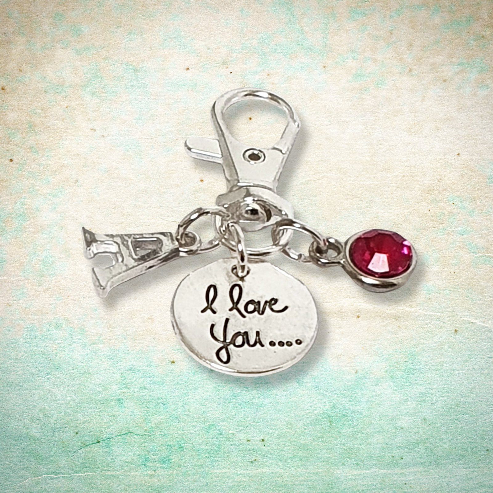 Love Bag Clip Silver