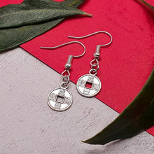 Load image into Gallery viewer, Lucky Coin Earrings Silver
