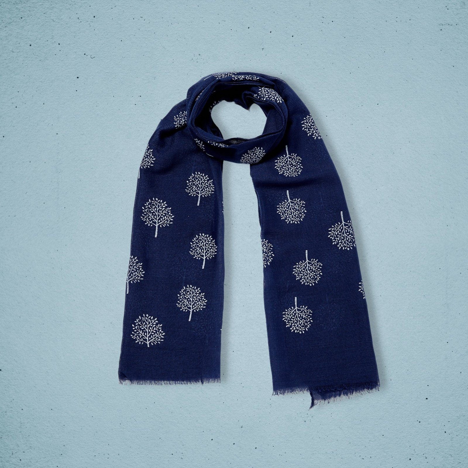 Mulberry Tree Scarf Dark Blue