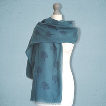 Load image into Gallery viewer, Mulberry Tree Scarf Teal
