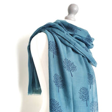 Load image into Gallery viewer, Mulberry Tree Scarf Teal

