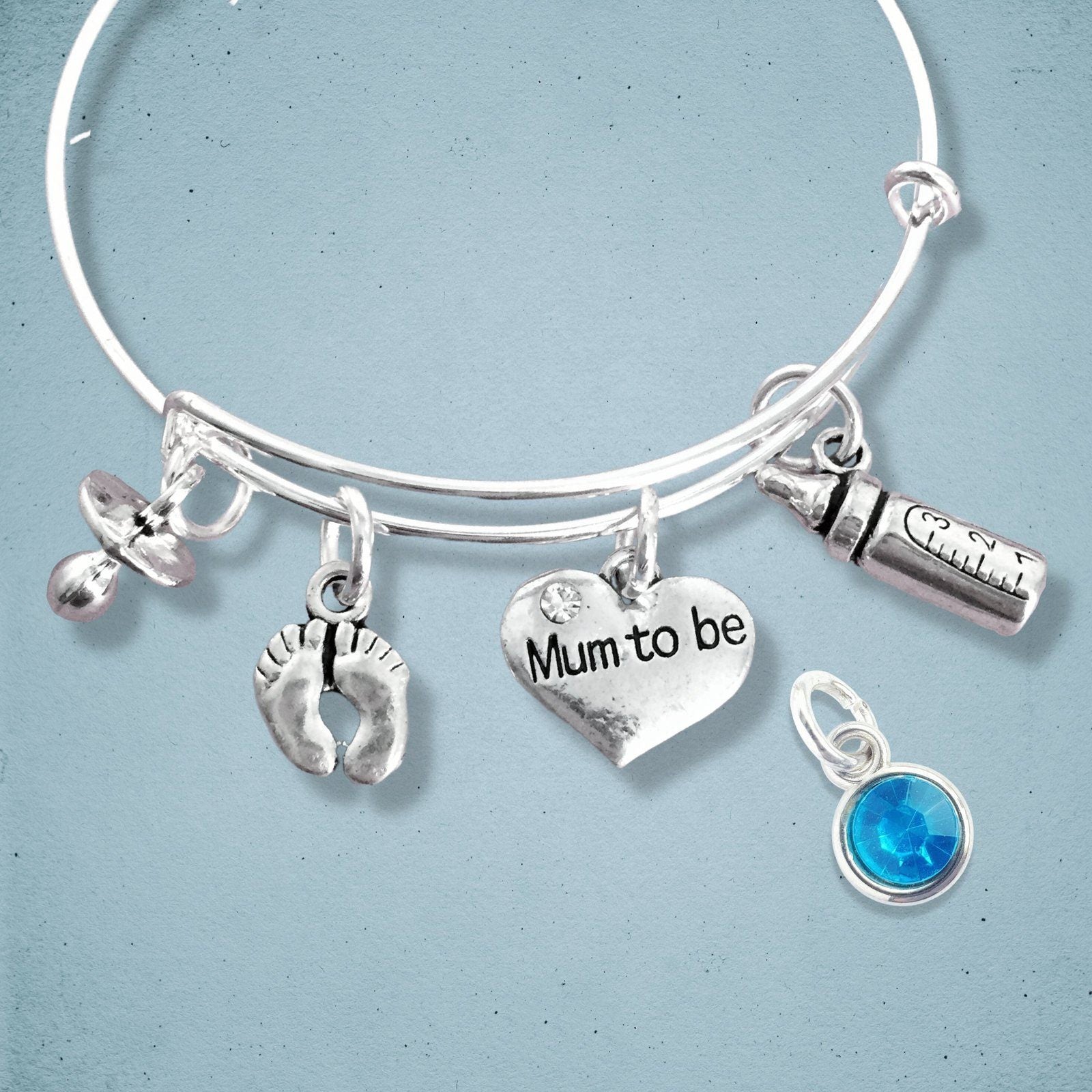 Mum Bangle Silver