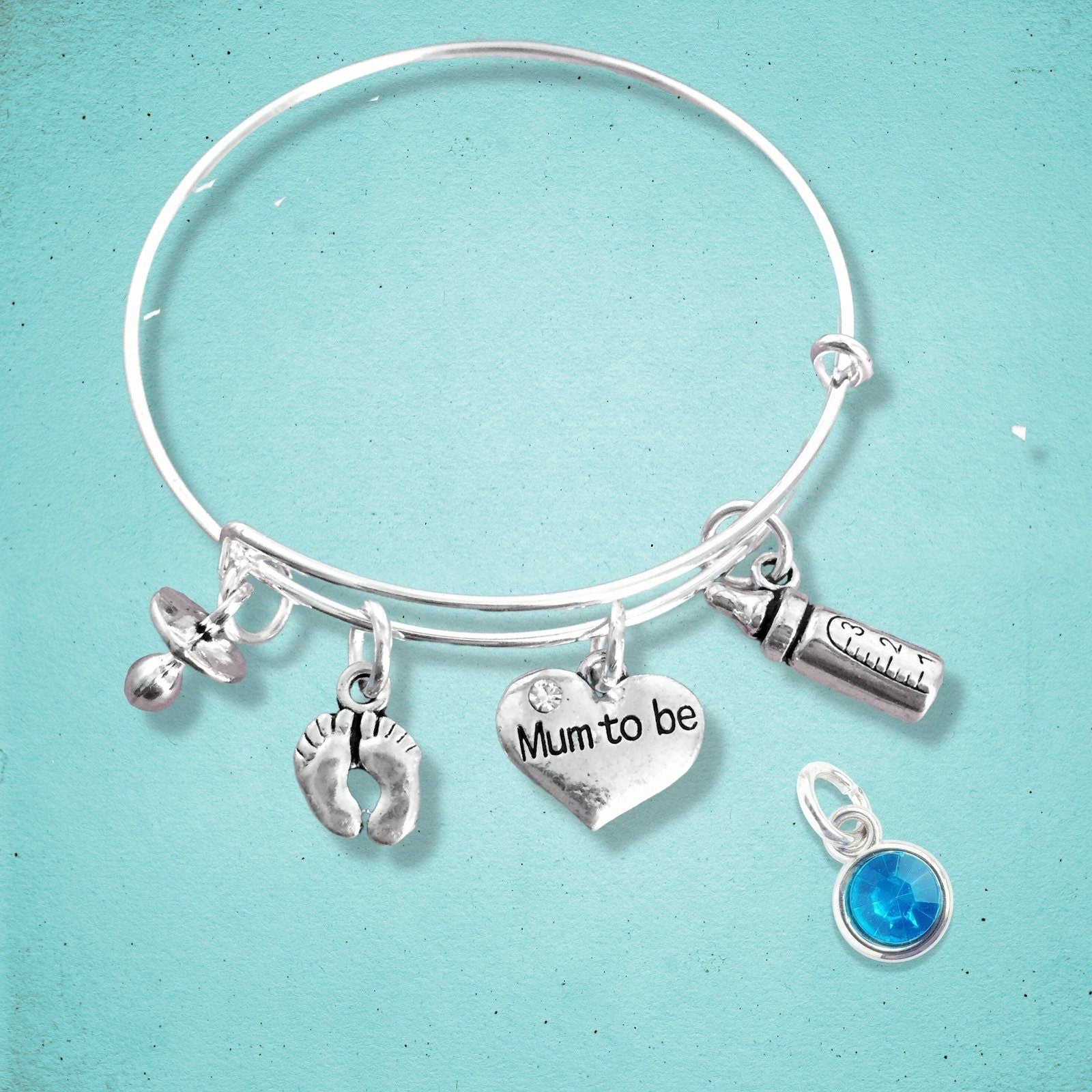 Mum Bangle Silver