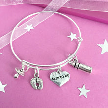 Load image into Gallery viewer, Mum Bangle Silver
