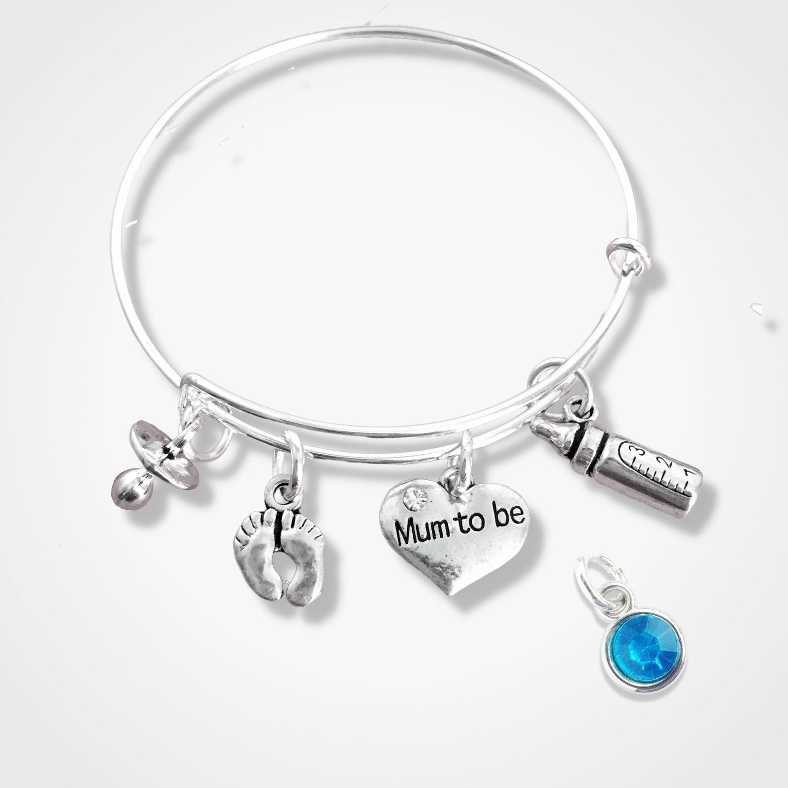 Mum Bangle Silver