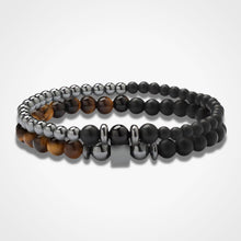 Load image into Gallery viewer, Natural Stones Mens Bracelet
