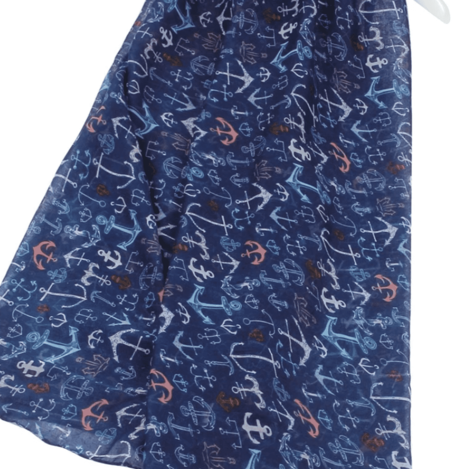 Nautical Anchor Scarf Navy