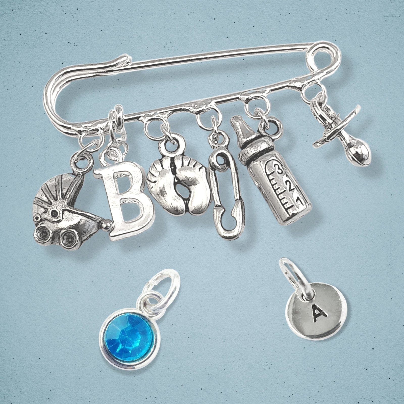 New Baby Brooch Silver