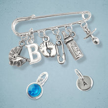 Load image into Gallery viewer, New Baby Brooch Silver
