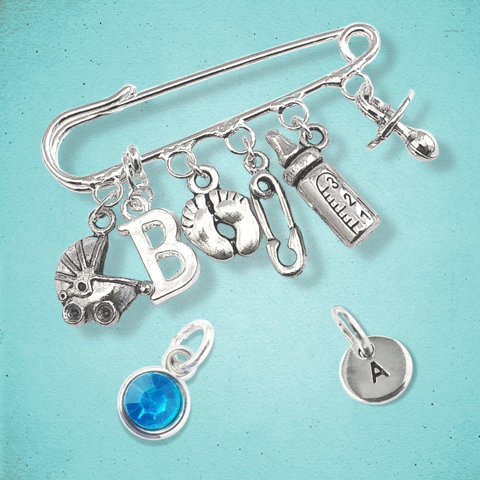 New Baby Brooch Silver