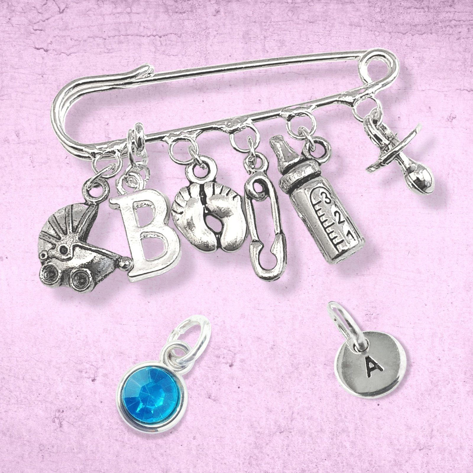 New Baby Brooch Silver