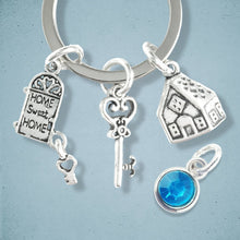Load image into Gallery viewer, New Home Keyring Silver
