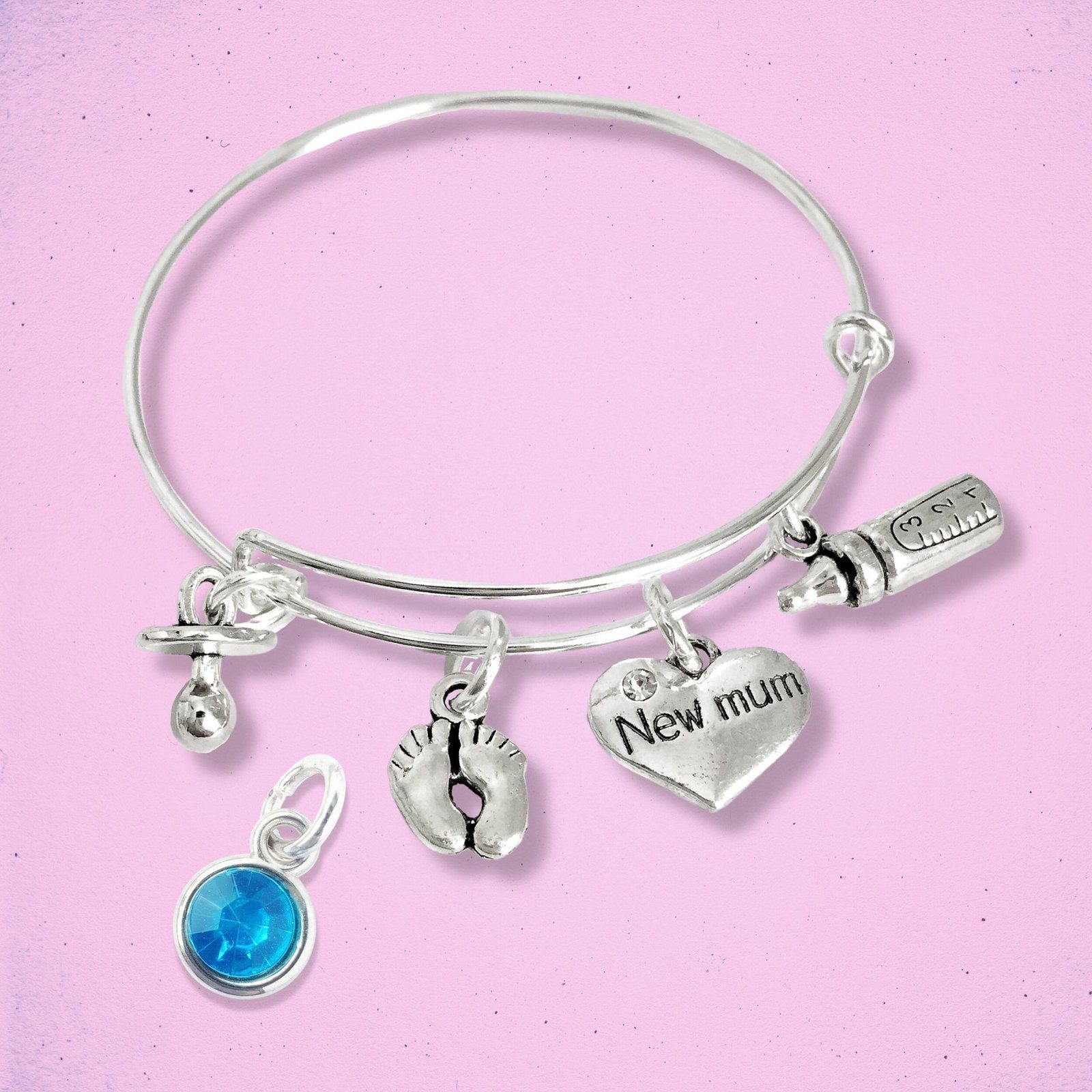 New Mum Bangle Silver