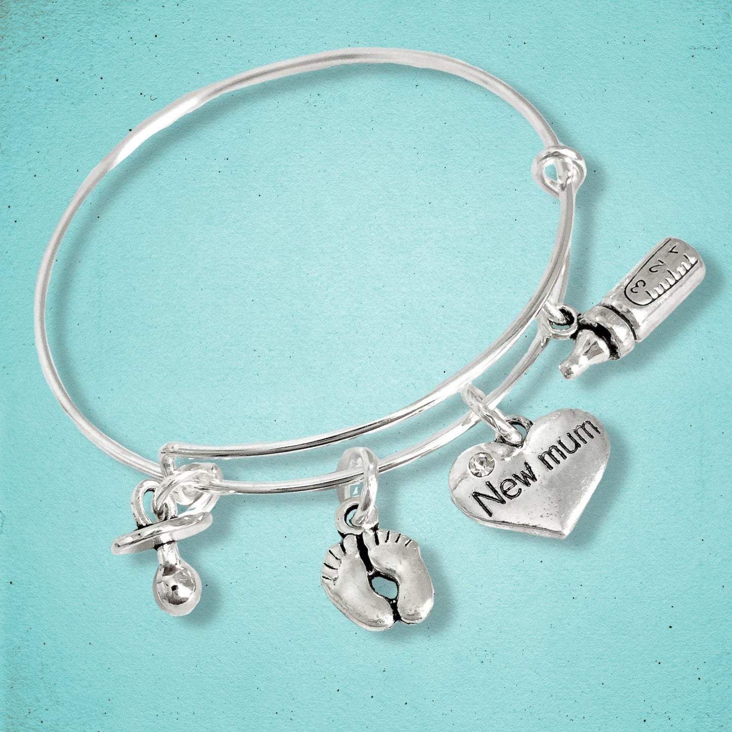 New Mum Bangle Silver