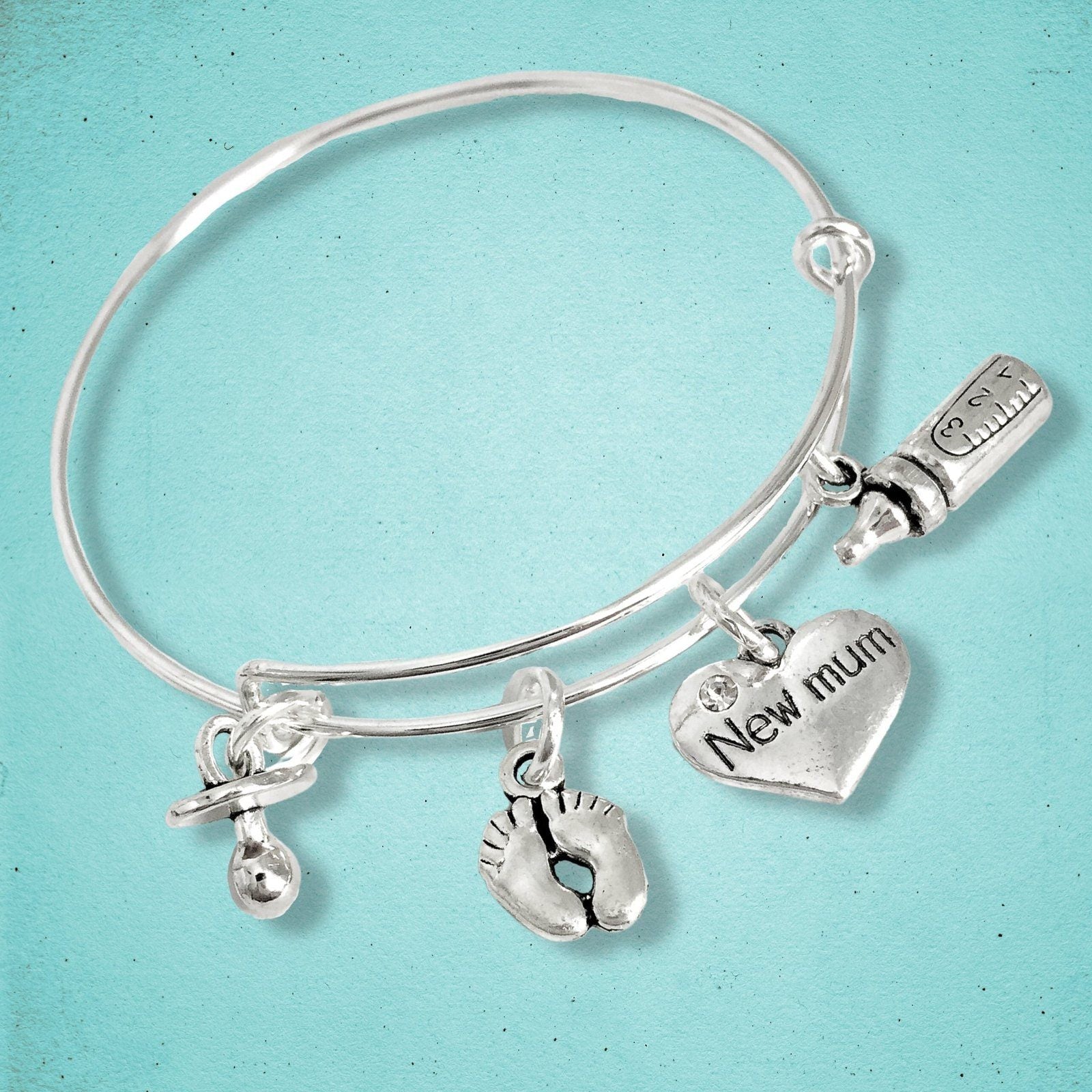 New Mum Bangle Silver
