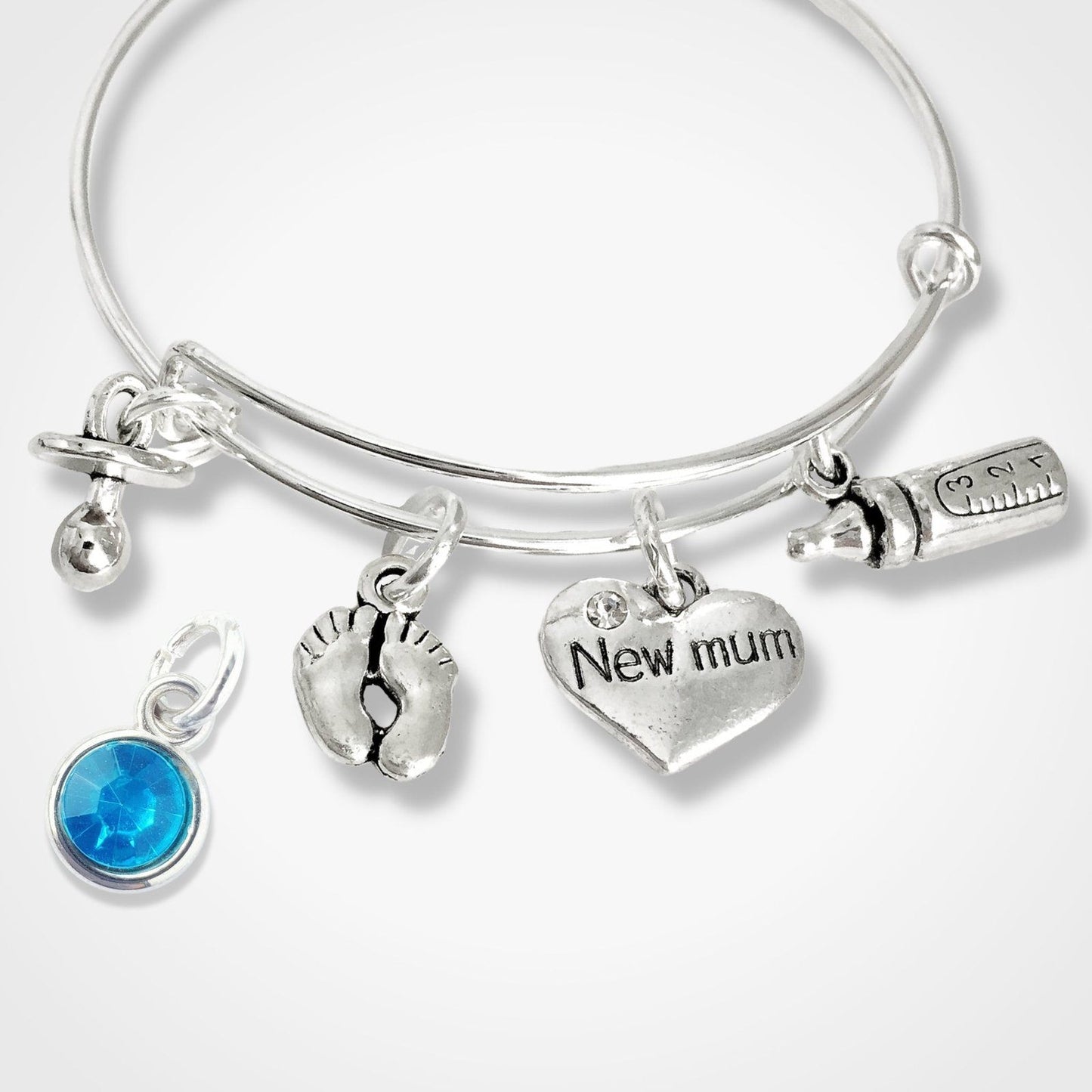 New Mum Bangle Silver