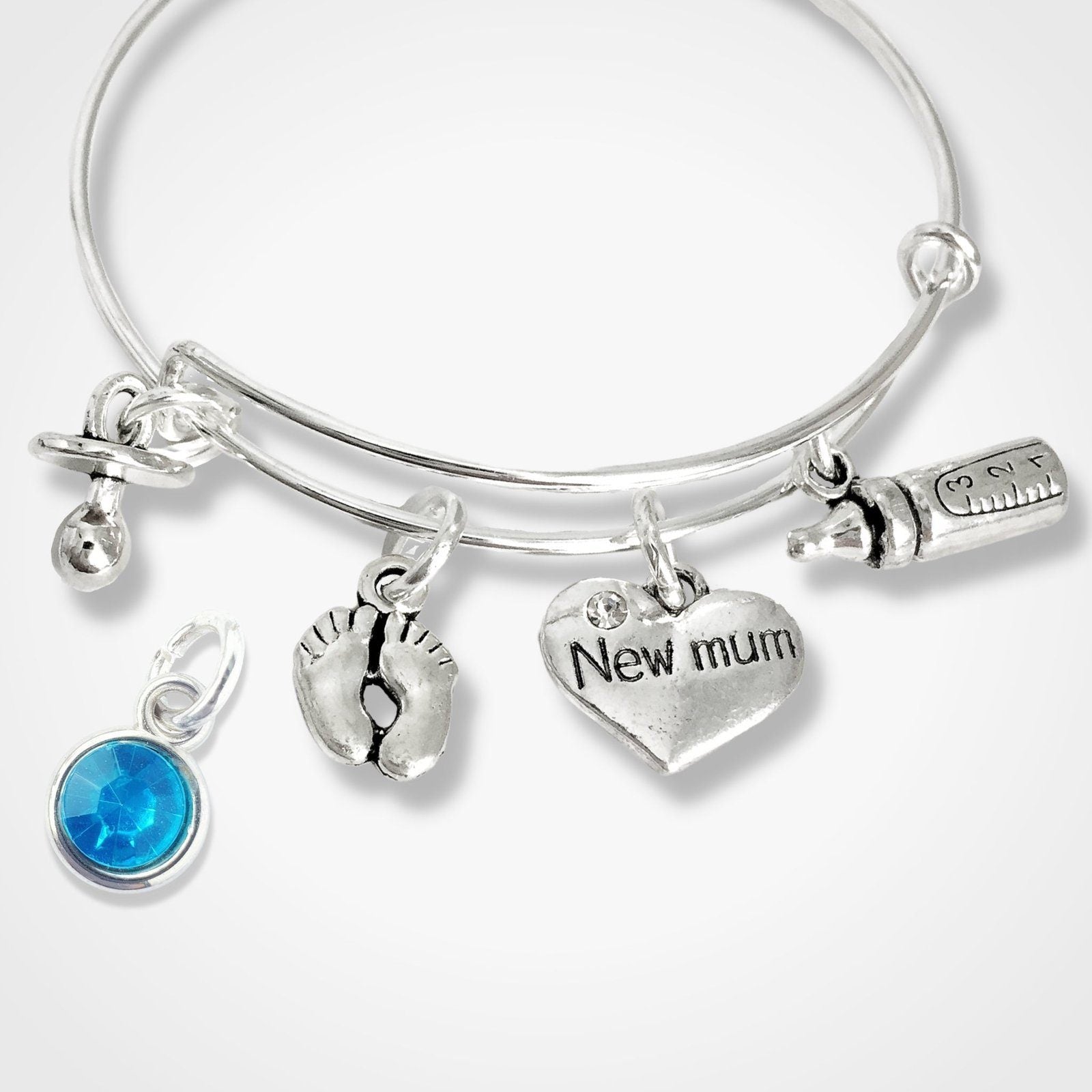 New Mum Bangle Silver