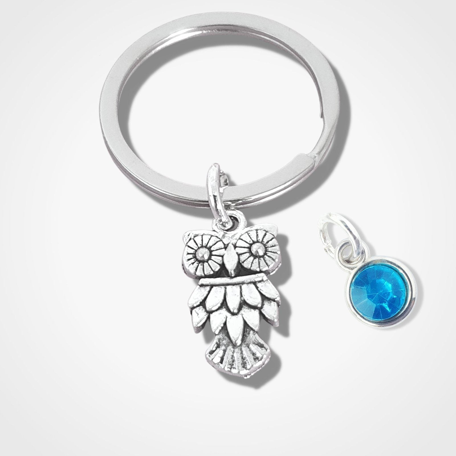 Owl Keyring Silver