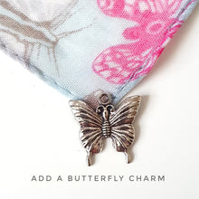 Load image into Gallery viewer, Pastel Butterfly Scarf Blue
