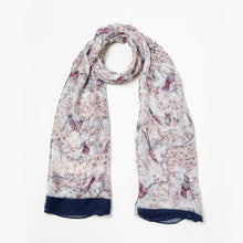 Load image into Gallery viewer, Persian Bird Scarf Ivory
