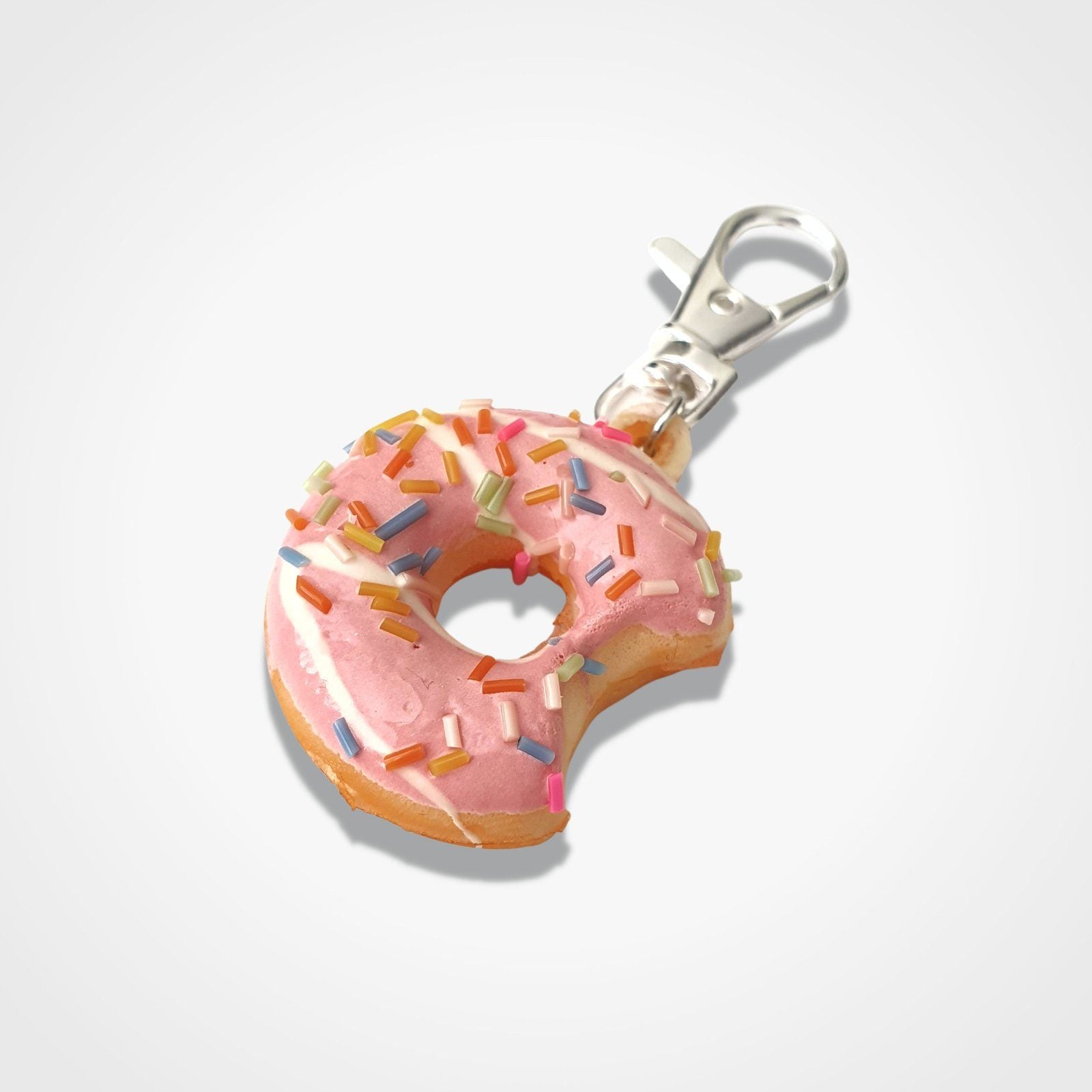 Pink Doughnut Bag Clip
