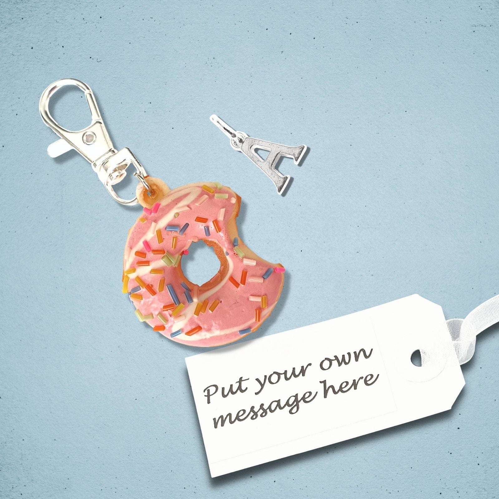 Pink Doughnut Bag Clip