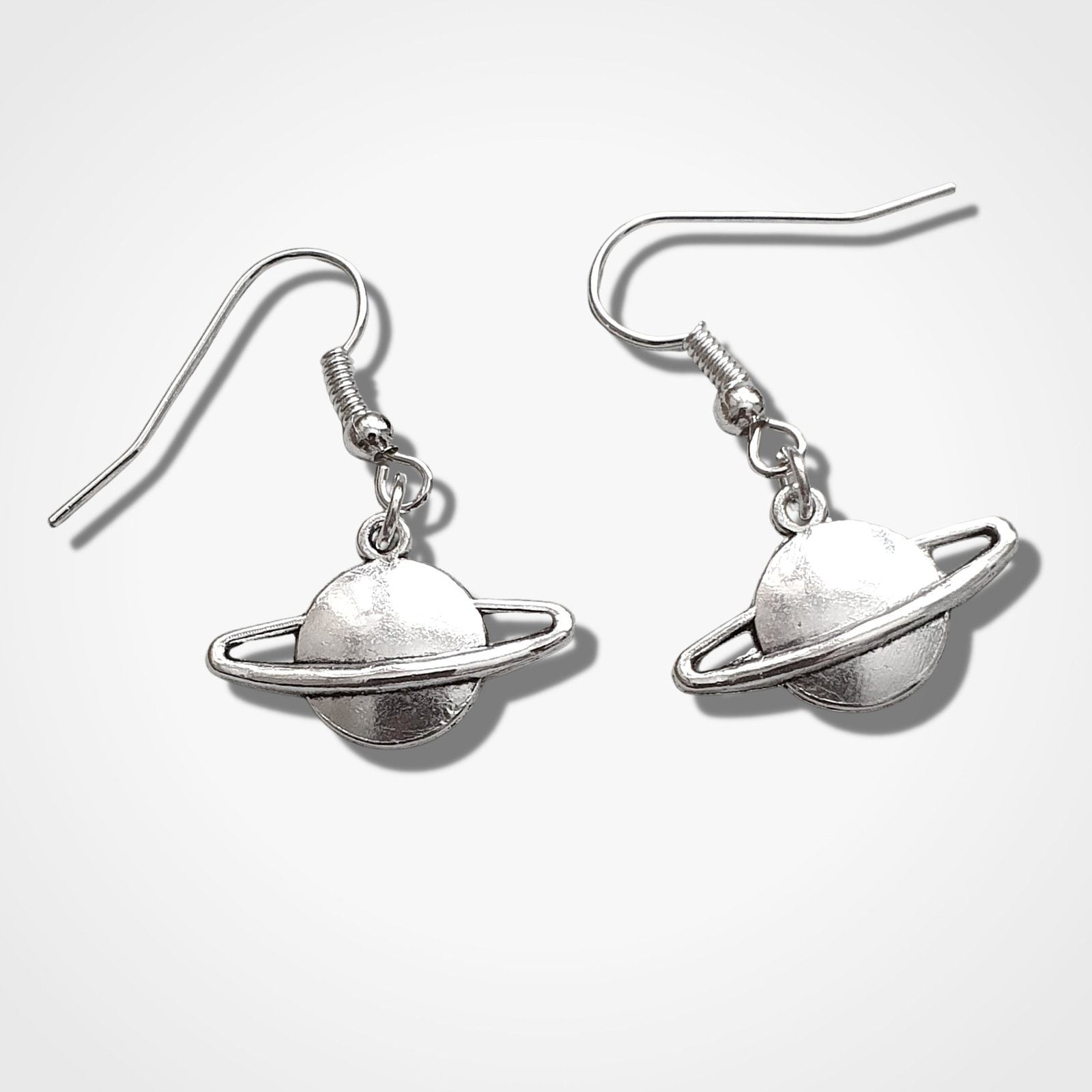 Planet Earrings Silver