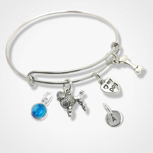 Poodle Bangle Silver