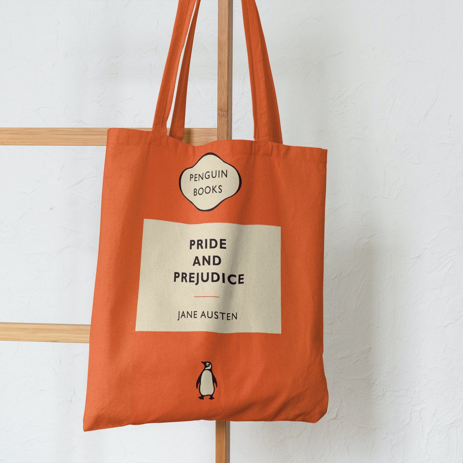 Pride Prejudice Tote Bag Orange