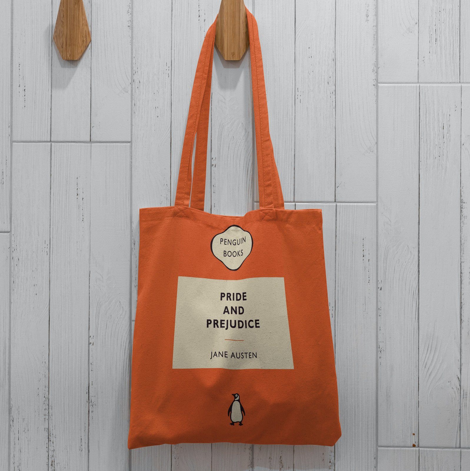 Pride Prejudice Tote Bag Orange