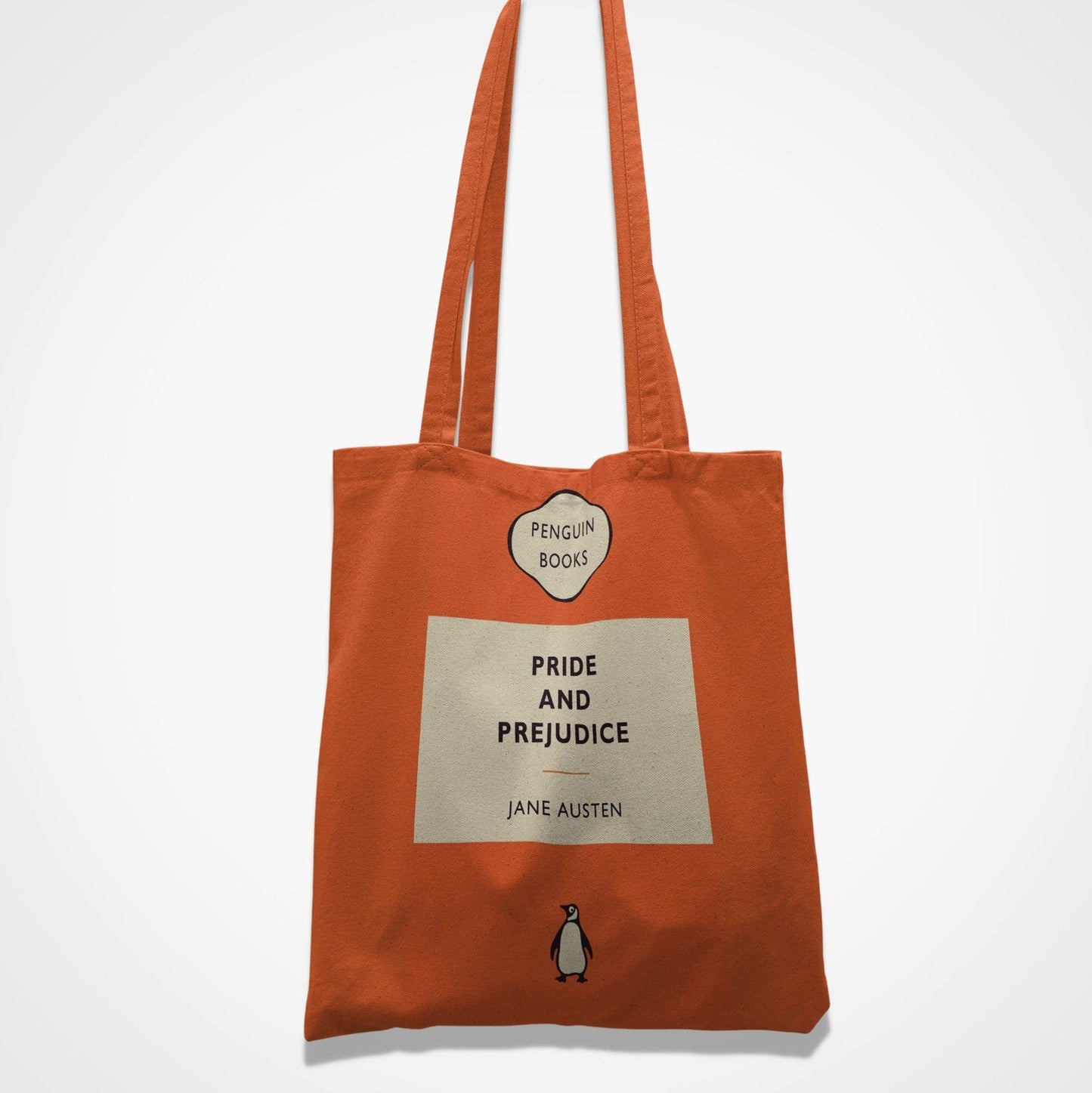 Pride Prejudice Tote Bag Orange