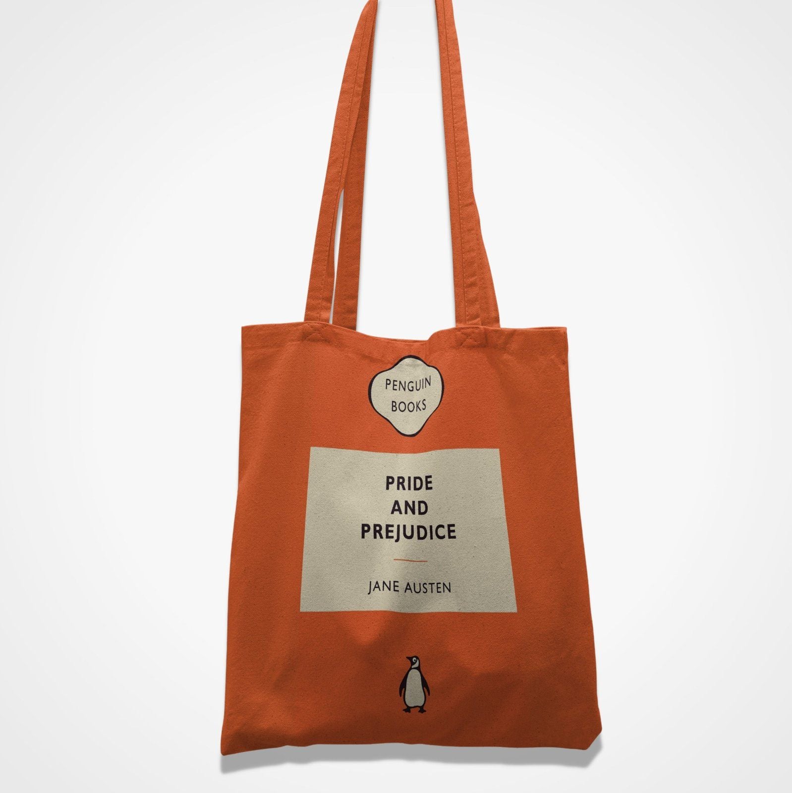 Pride Prejudice Tote Bag Orange