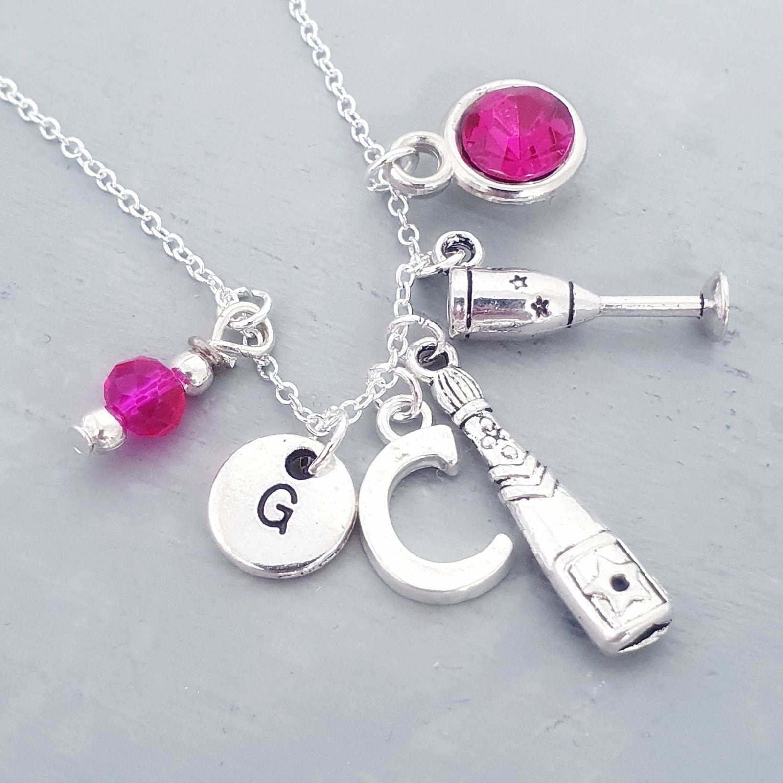 Prosecco Lover Necklace Silver