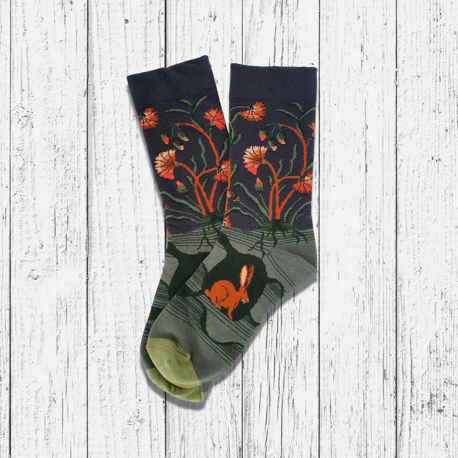 Rabbit Burrow Socks Green