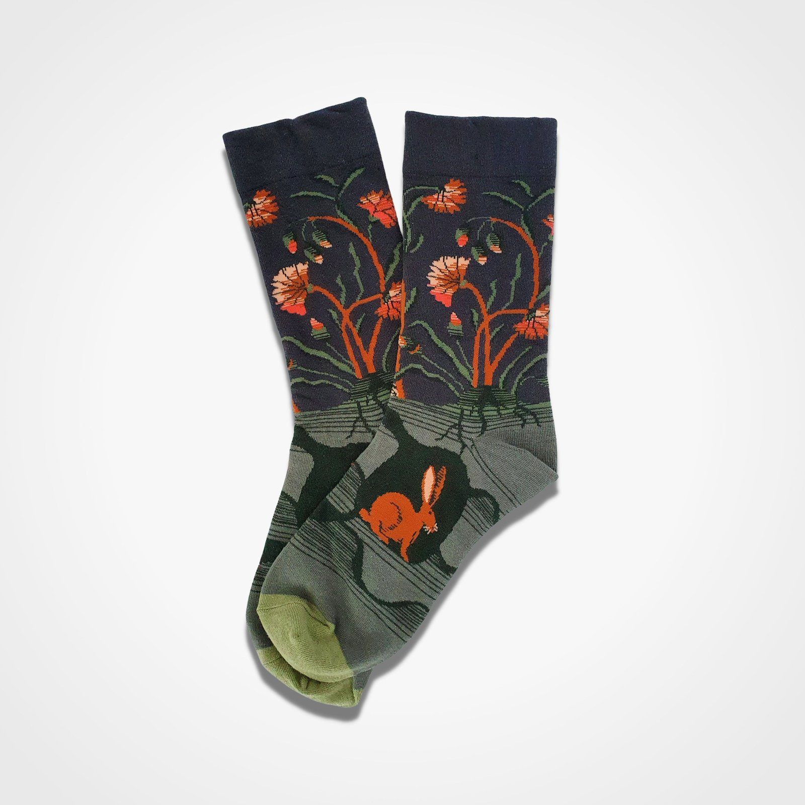 Rabbit Burrow Socks Green