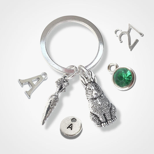 Rabbit Keyring Silver