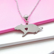 Load image into Gallery viewer, Rat Necklace Silver
