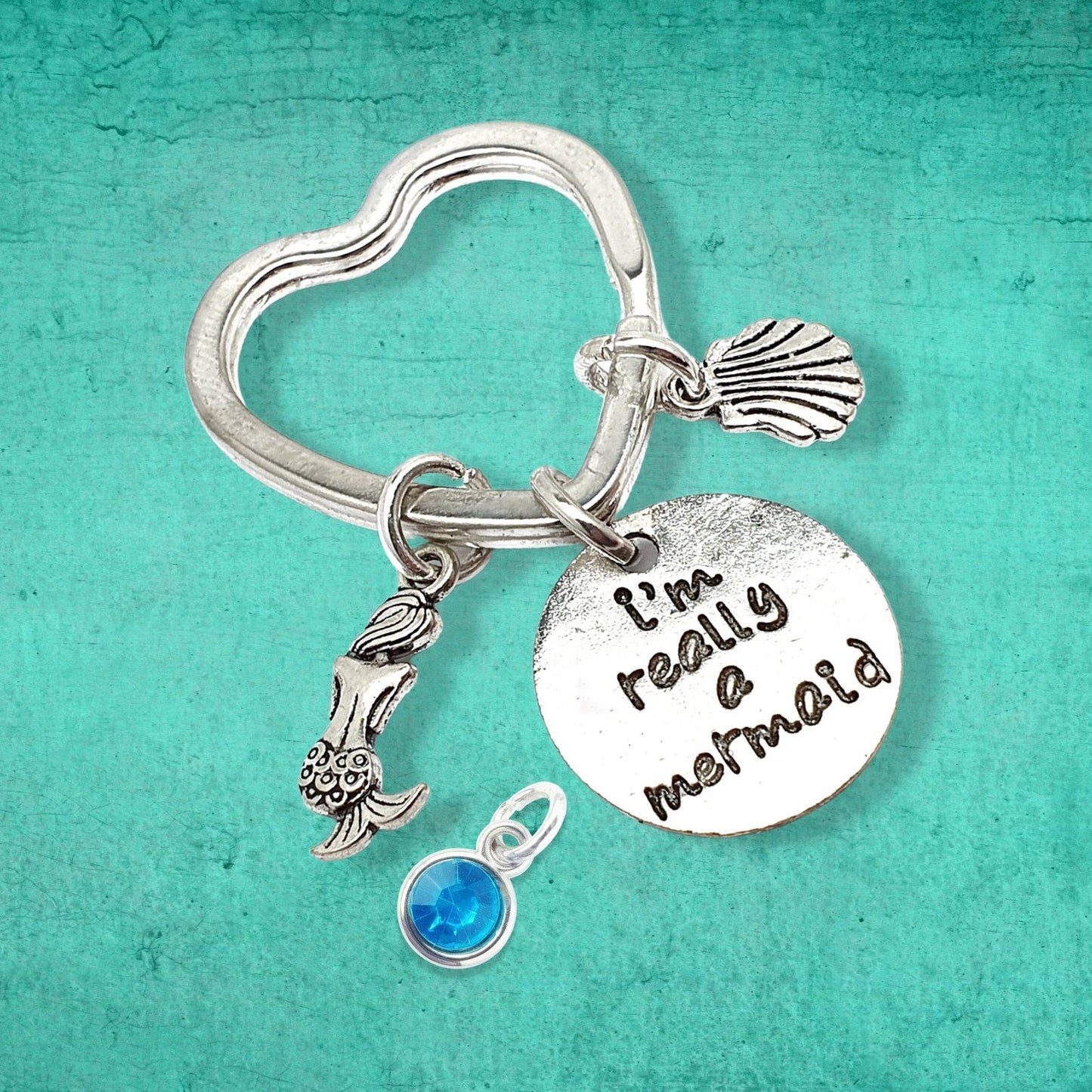 Really Mermaid Keyring Silver