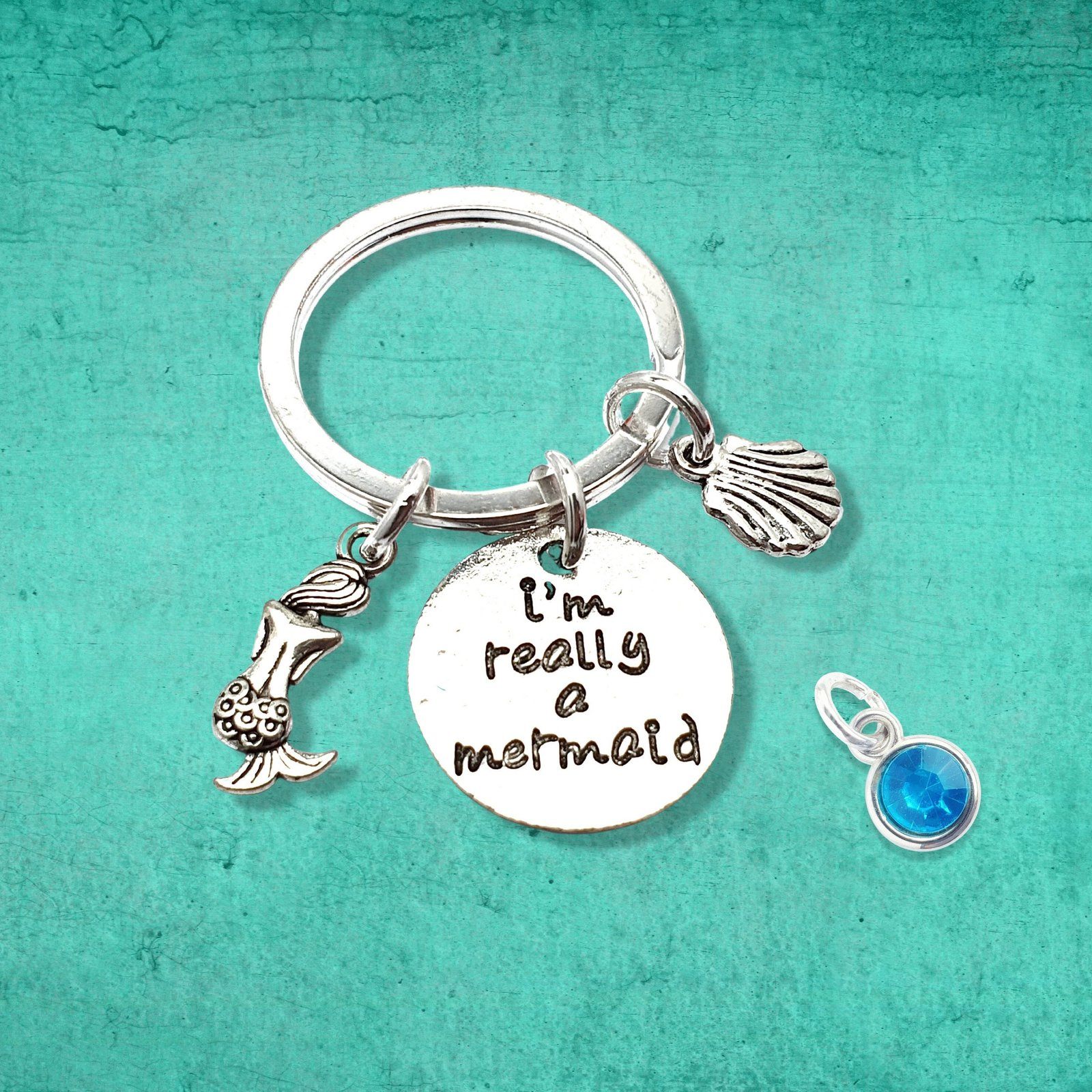 Really Mermaid Keyring Silver