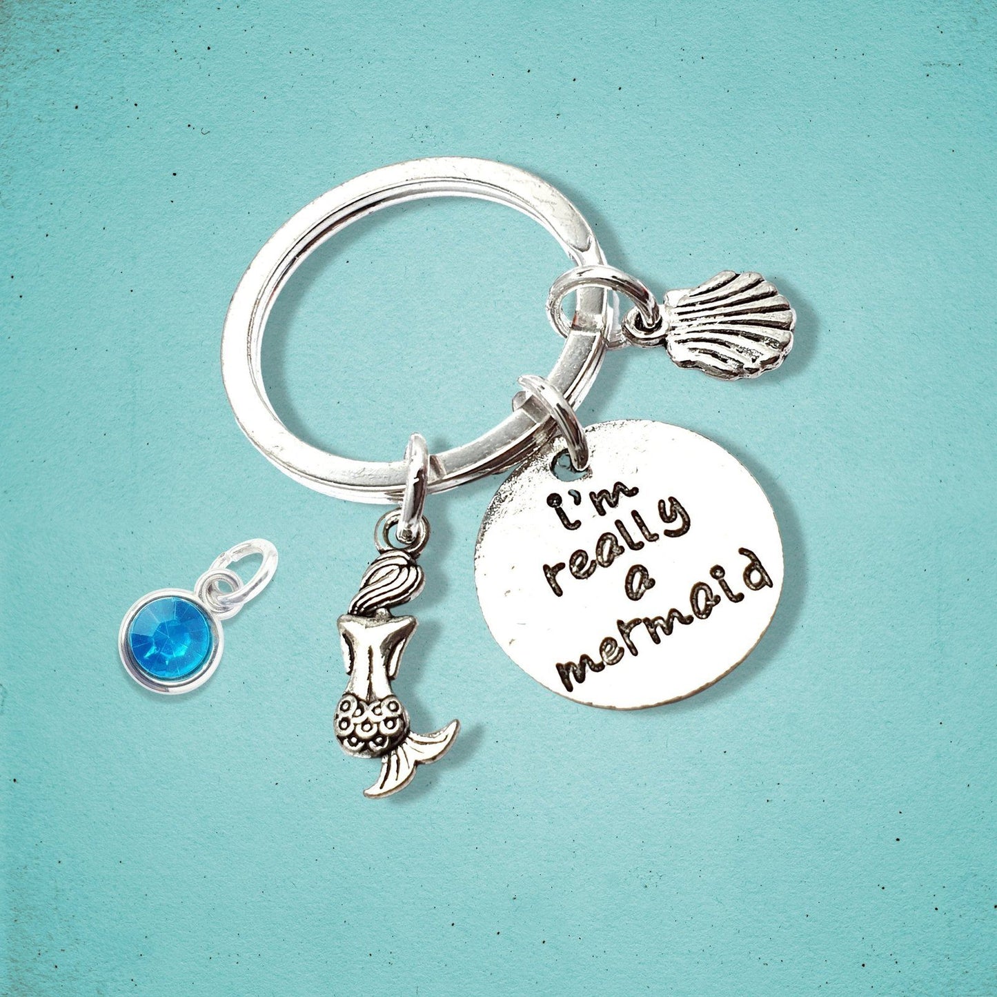 Really Mermaid Keyring Silver