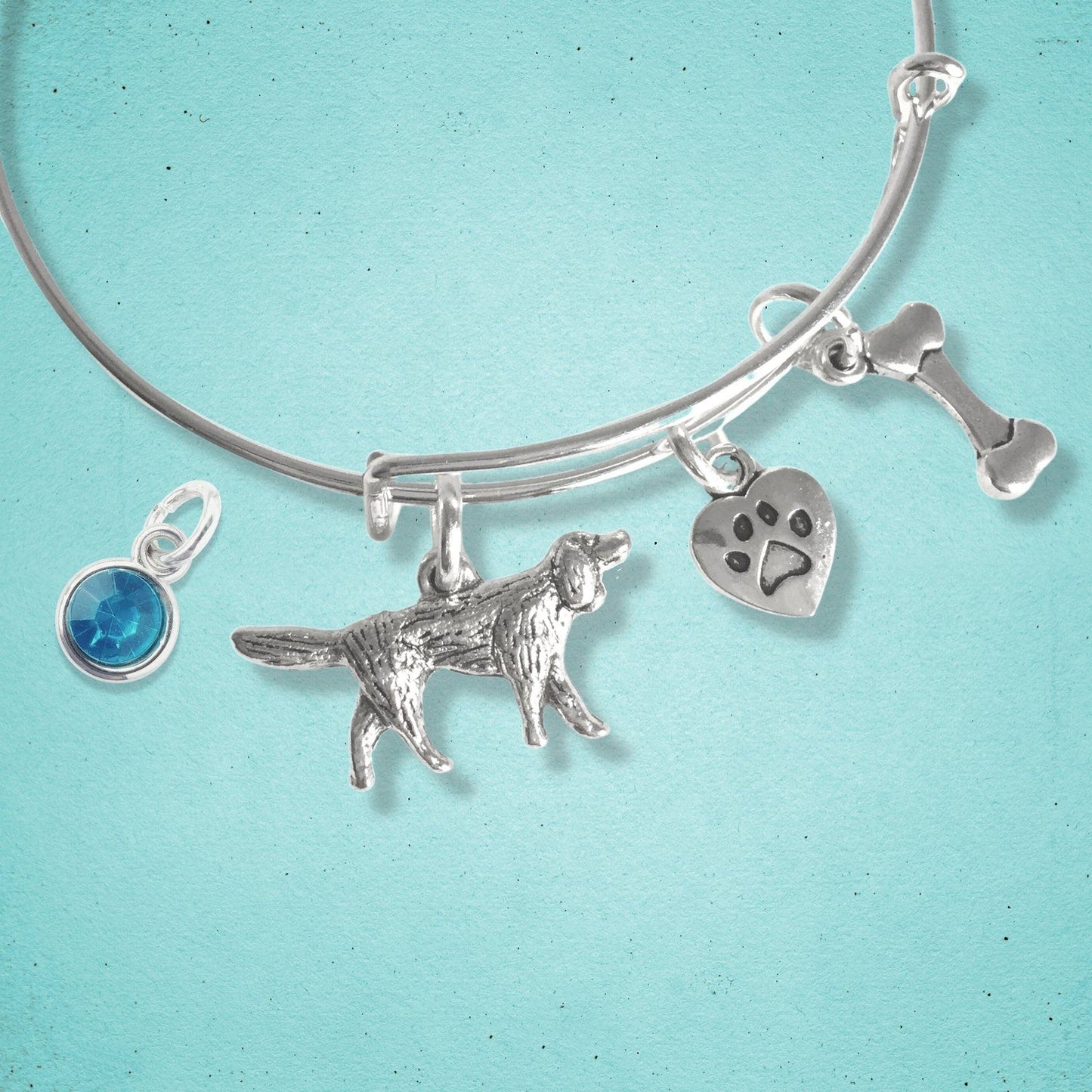 Retriever Bangle Silver