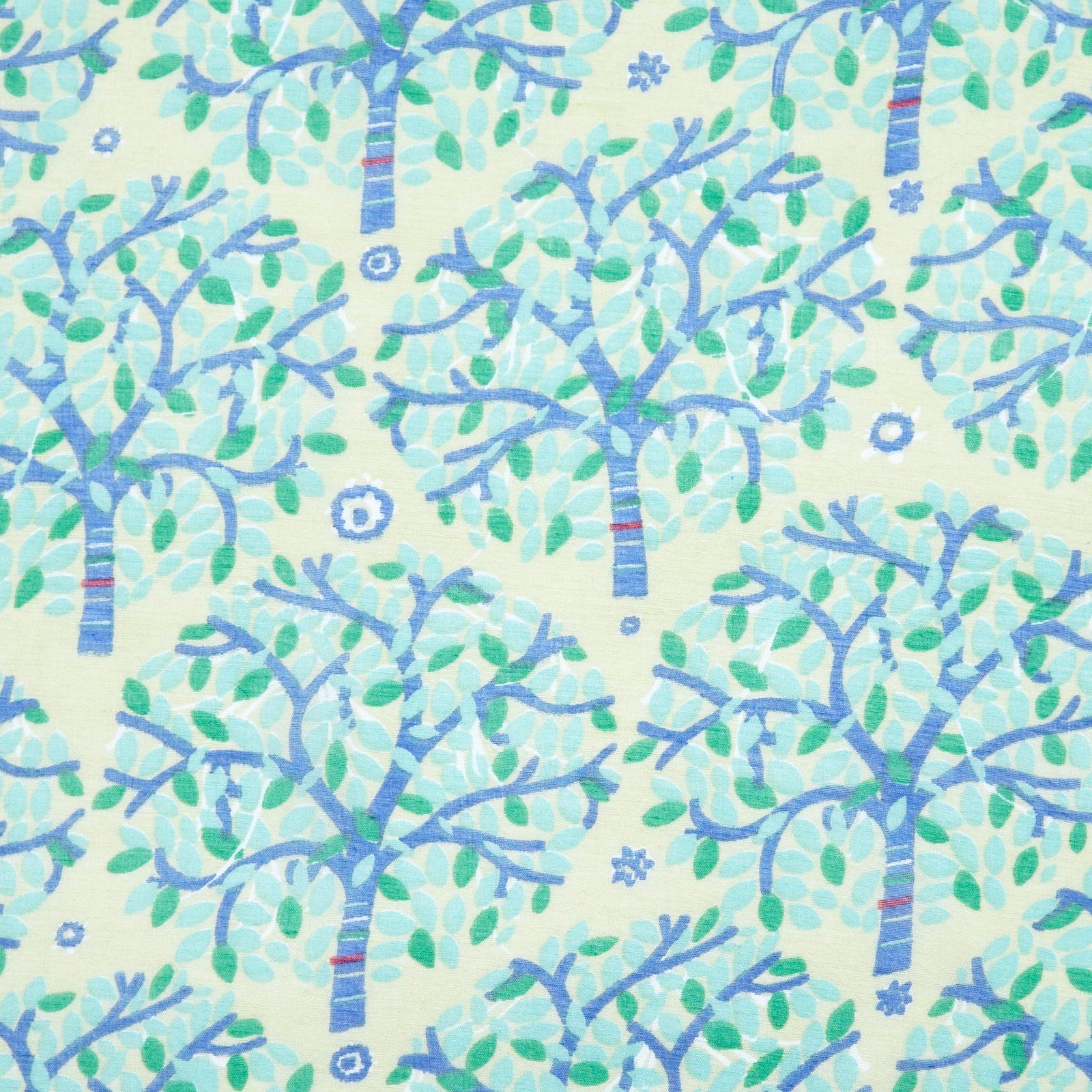 Ribbon Tree Scarf Green