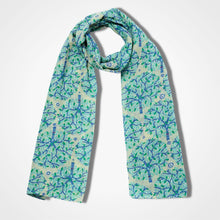 Load image into Gallery viewer, Ribbon Tree Scarf Green
