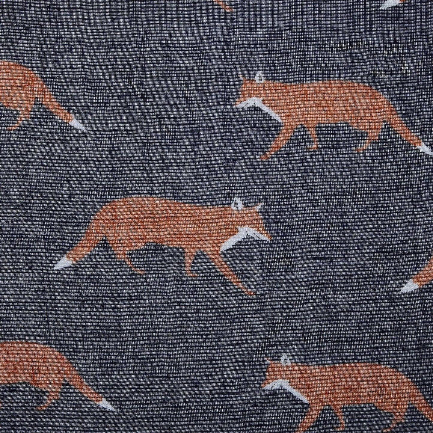Running Fox Scarf Navy