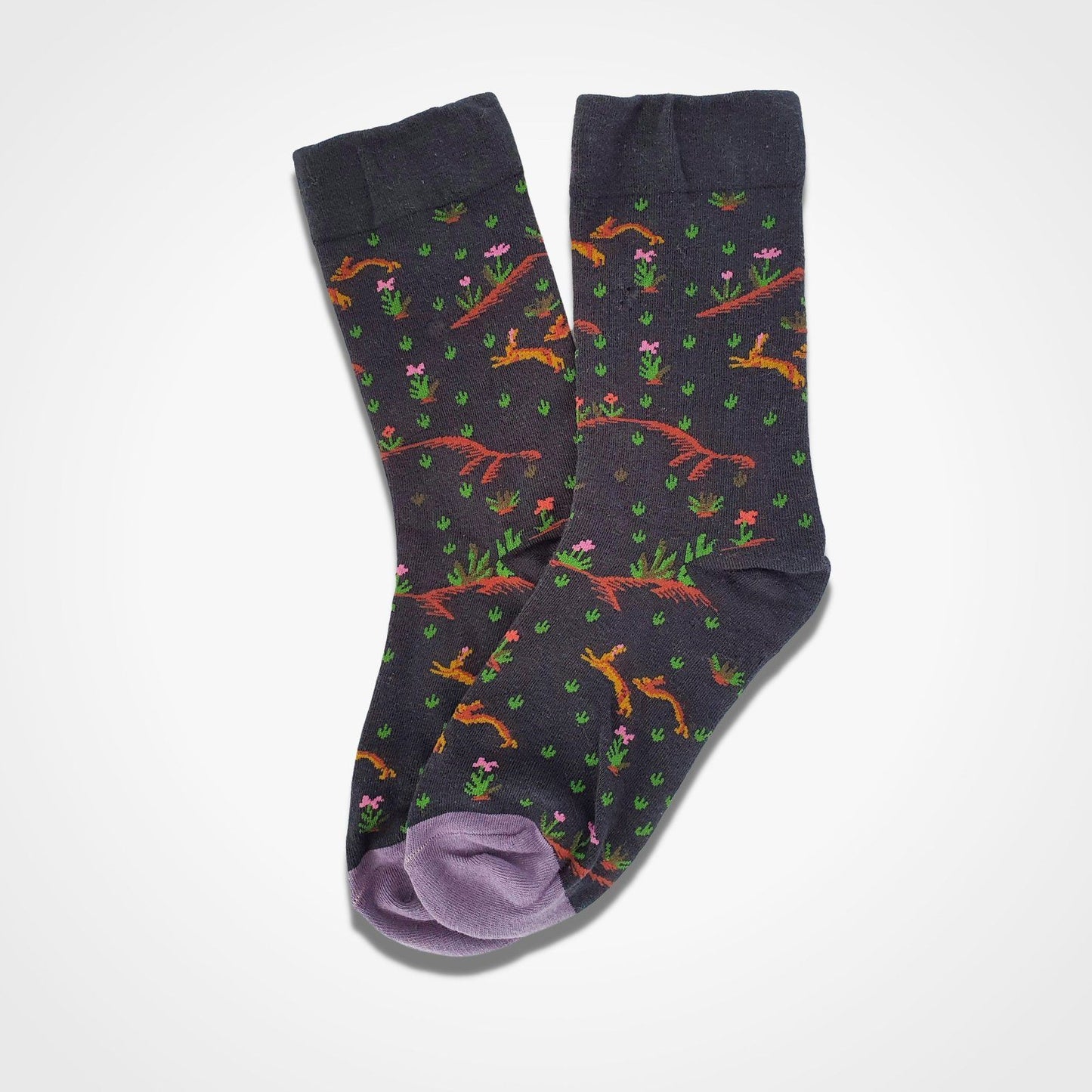 Running Rabbits Socks Dark Blue