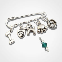 Load image into Gallery viewer, Scotty Dog Brooch Silver
