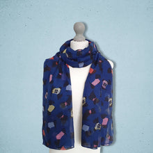 Load image into Gallery viewer, Scotty Dog Scarf Blue
